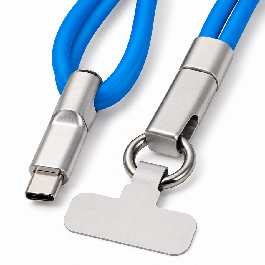 Porta cellulare USB-C – Blu