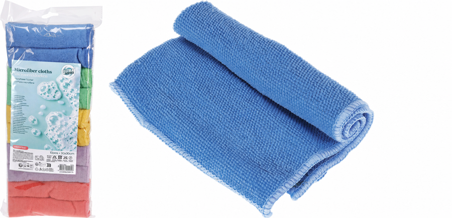 Set 10 panni in microfibra