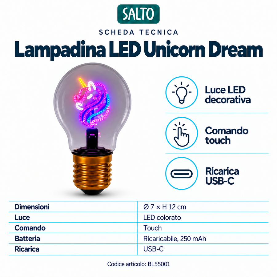 Magic Unicorn Dream Bulb LED Lamp