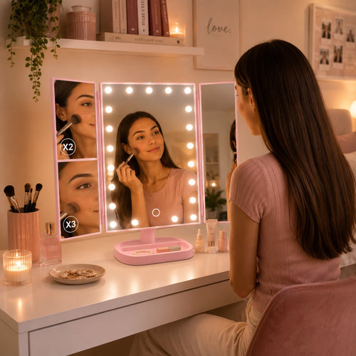 Double LED Cosmetic Mirror Light