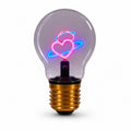 Magic Glow Cosmic Heart Bulb LED Lamp