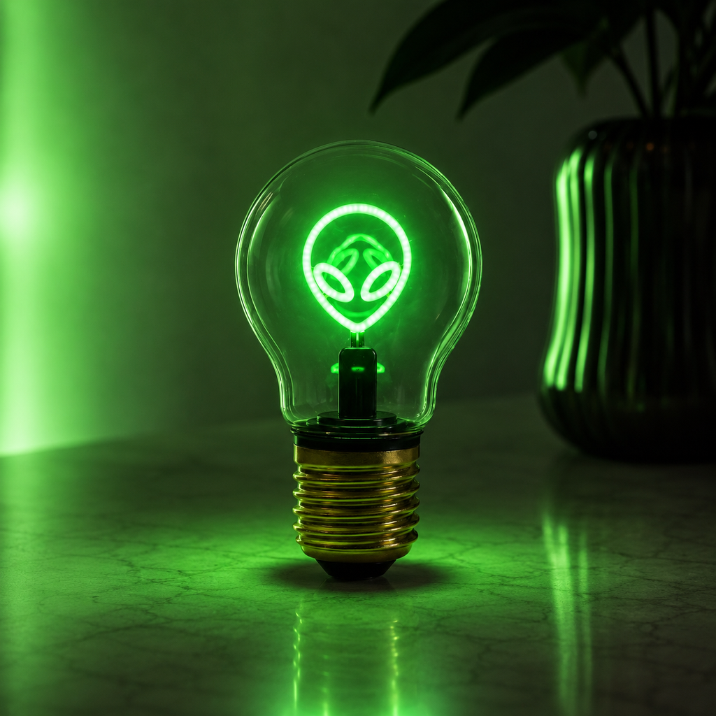 Magic Glow Alien Neon Bulb LED Lamp