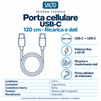 Porta cellulare USB-C – Nero