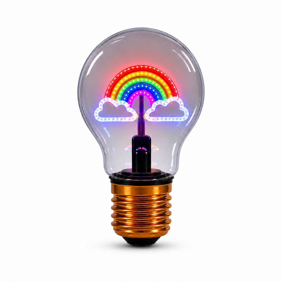 Magic Glow Rainbow Glow Bulb LED Lamp
