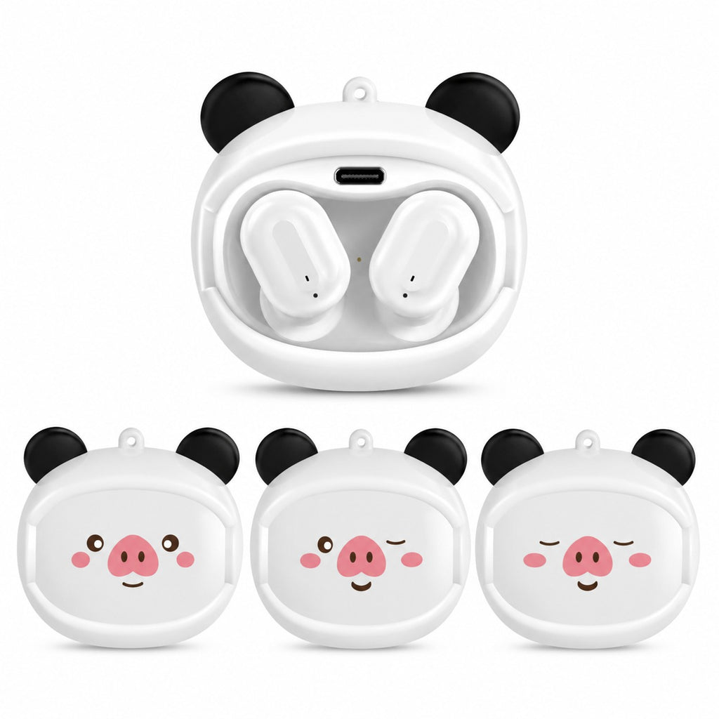 FLIPBUDS Piglet - Wireless Earbuds with Rotating Expressions
