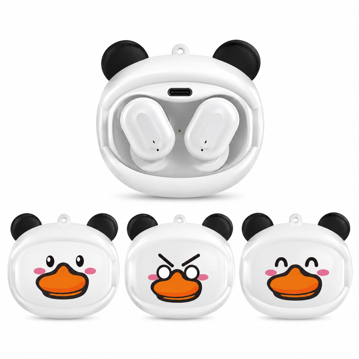 FLIPBUDS Papera - Auricolari TWS con Faccine Intercambiabili