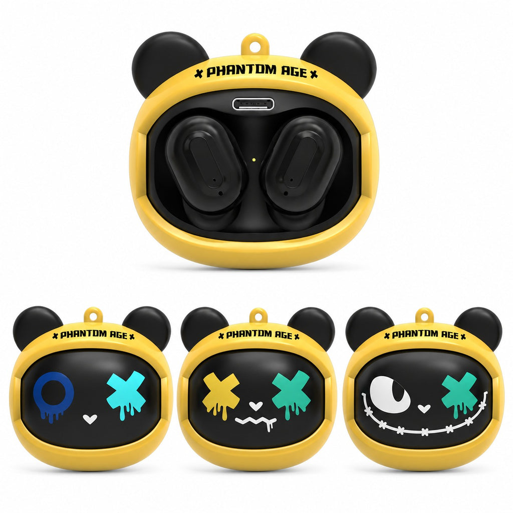 FLIPBUDS Phantom Yellow - Neon Style Wireless Earbuds