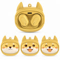 FLIPBUDS Shiba - Auricolari Wireless Shiba Inu con 3 Espressioni