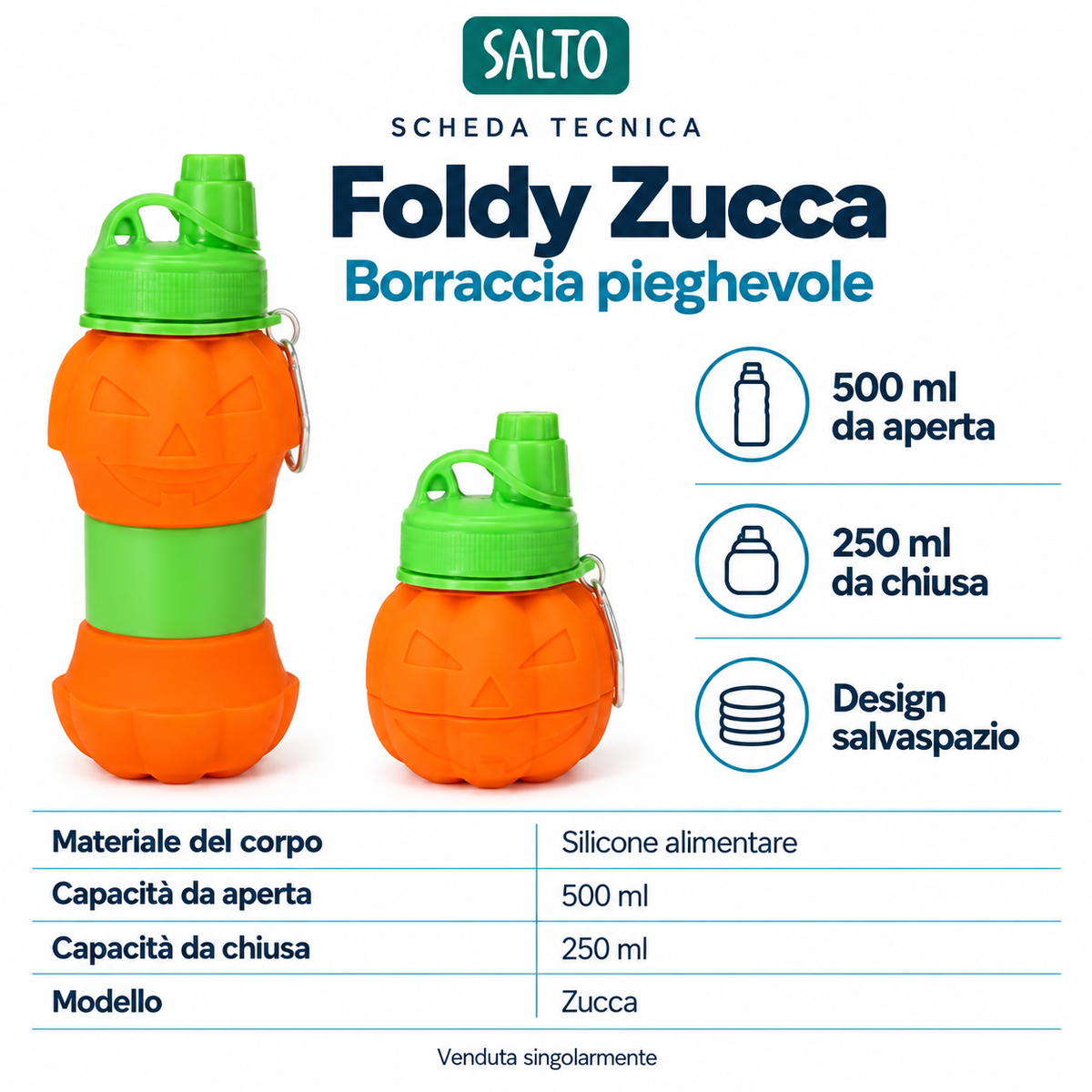 Salto Foldy · Zucca 500 ml