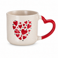 Tazza Cuori con manico a cuore, 350 ml