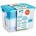 Set 50 contenitori alimentari con 50 coperchi
