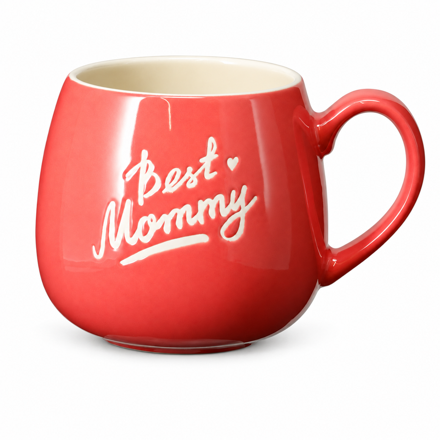 Tazza Best Mommy rosso - 440 ml