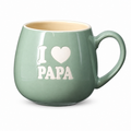 Tazza I Love Papa verde salvia da 440 ml