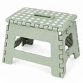 Green folding stool, height 22 cm