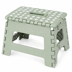 Green folding stool, height 22 cm