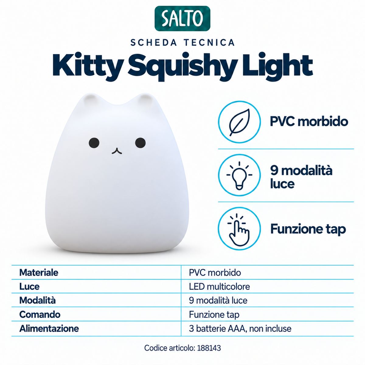 Kitty Squishy Light