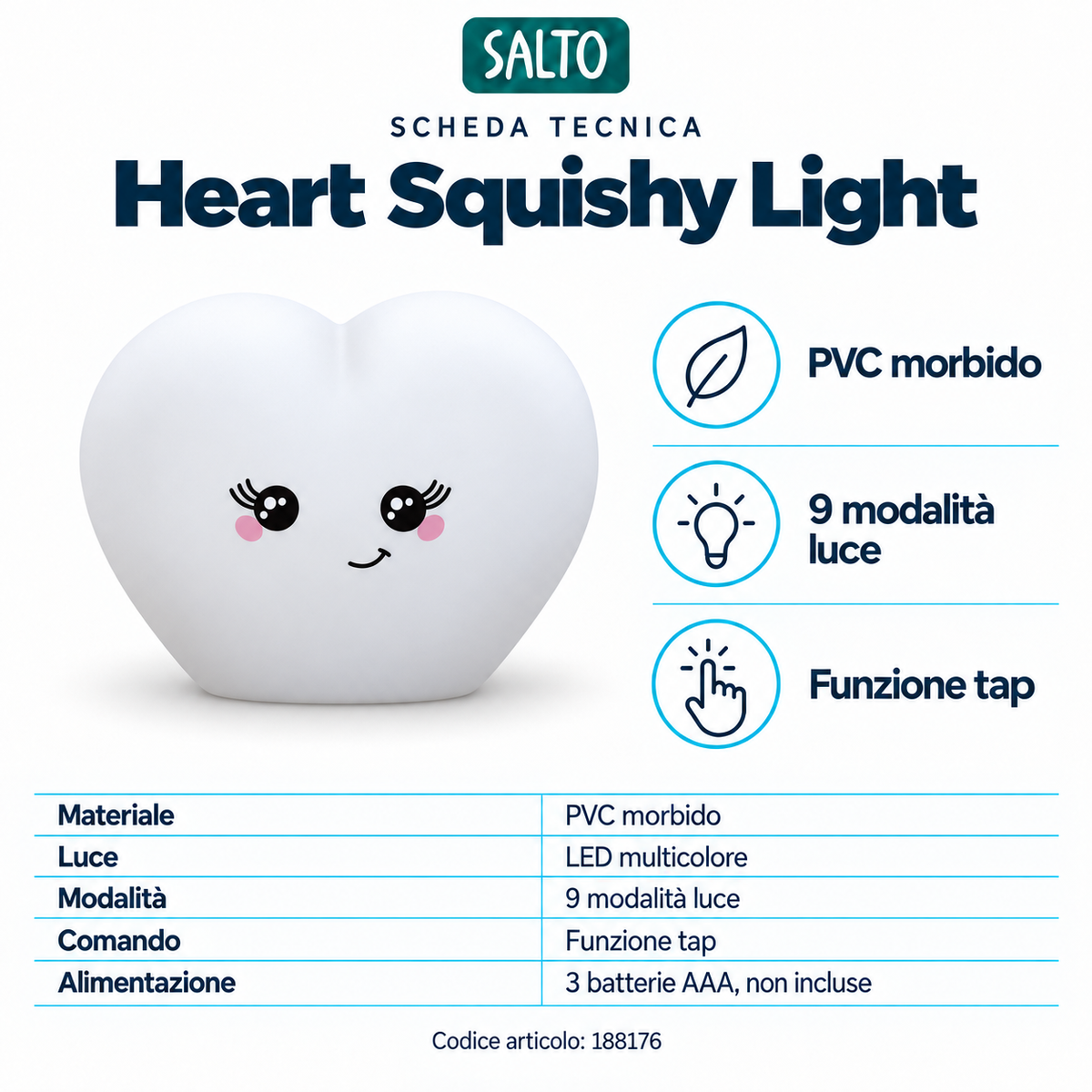 Heart Squishy Light