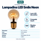 Magic Glow Smile Neon Bulb LED Lamp