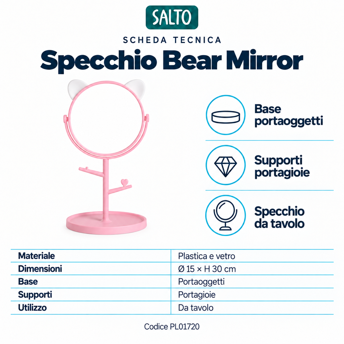 Magic Glow Bear Mirror