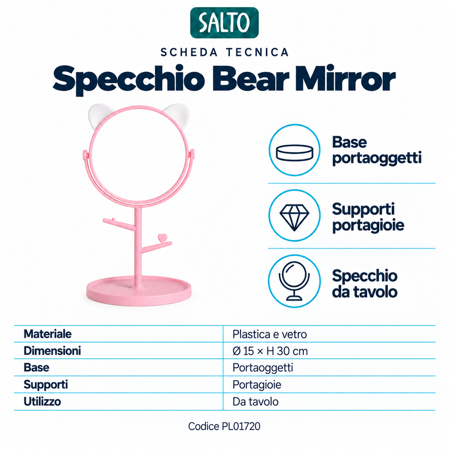 Magic Glow Bear Mirror