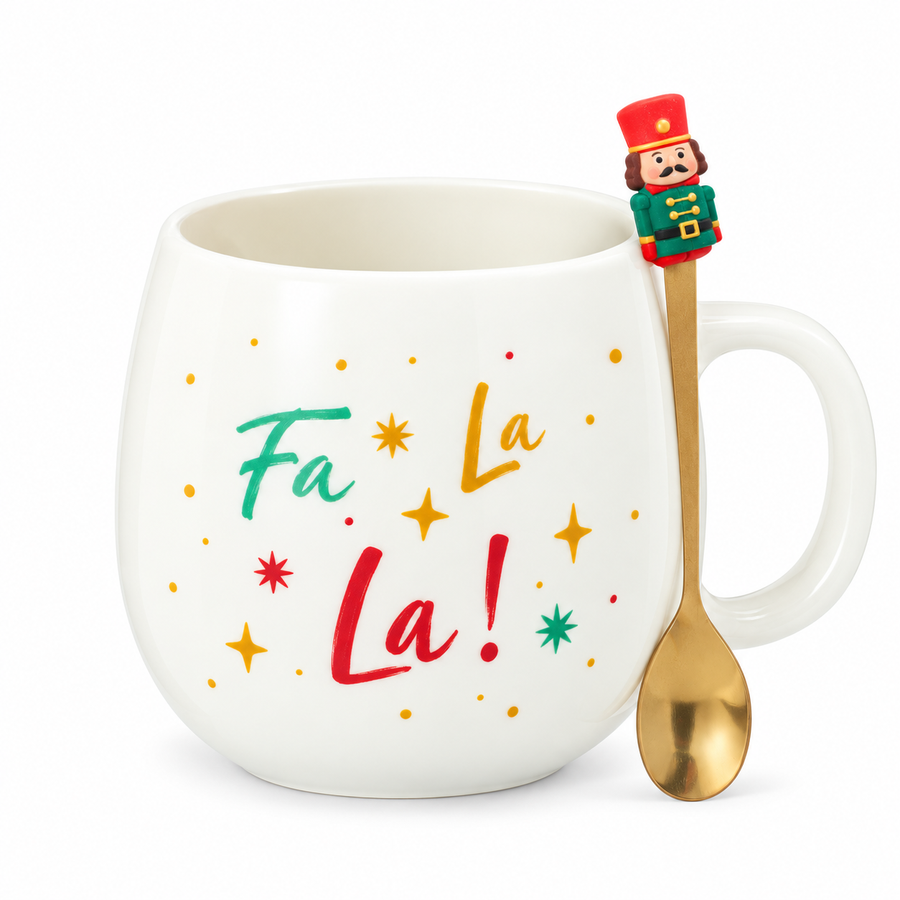 Tazza Natale Soldatino con cucchiaino, 550 ml