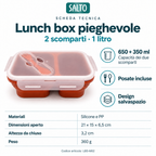 Salto Magic Lunch Box · 2 scomparti, 1 litro