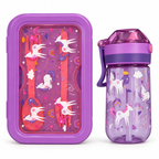 BentoBox Unicorns – Lunch box and water bottle set